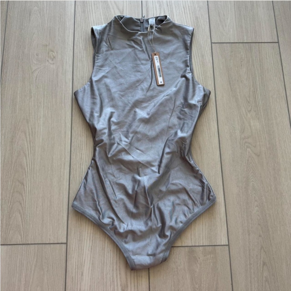 SKIMS Disco Mock Neck Bodysuit